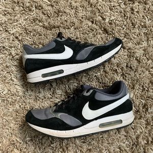 Nike air max Black Suede/Silver